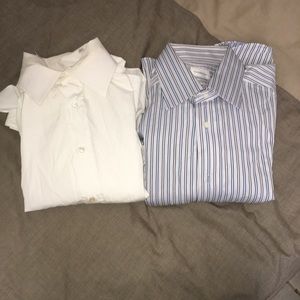 Two Ermenegildo Zegna Dress Shirts